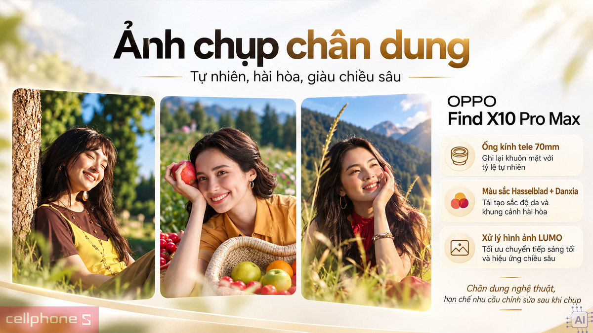 Ảnh chân dung chụp bằng camera tele 70mm của OPPO Find X10 Pro Max