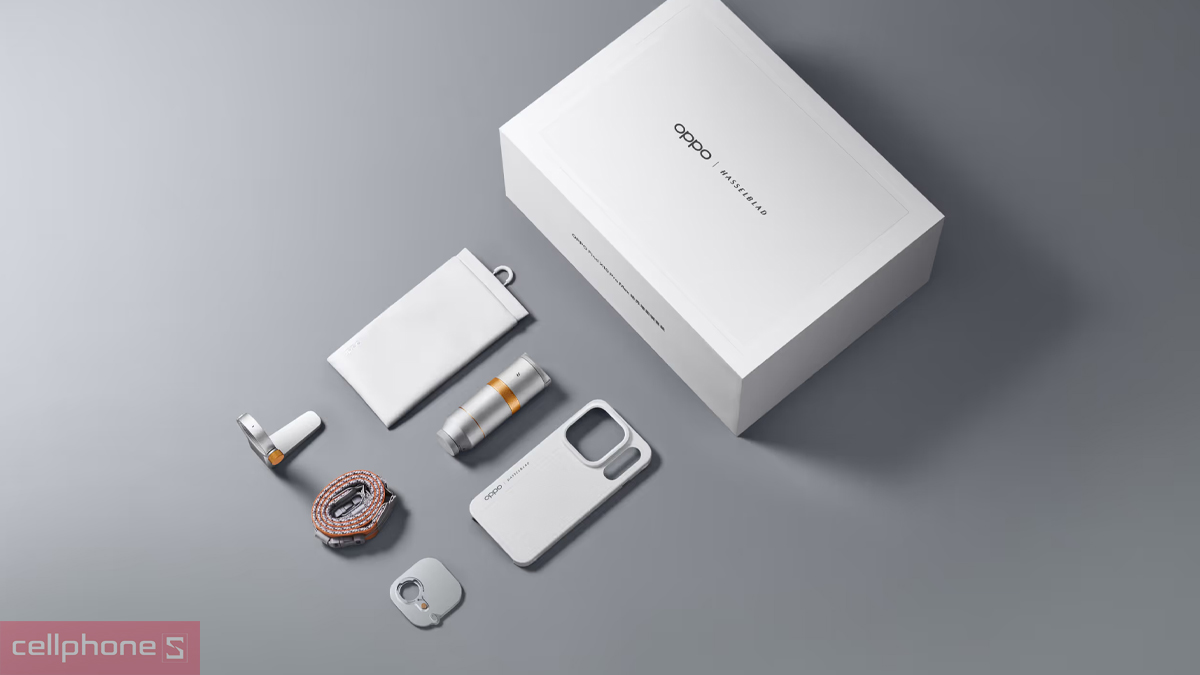 Phụ kiện quay phim Tilta Khronos và Hasselblad Teleconverter gắn trên OPPO Find X10 Pro Max