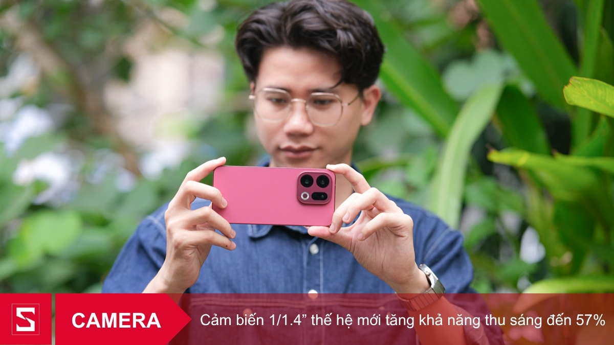 Camera chính 50MP cảm biến 1/1.4 inch OPPO Find X9 thu sáng vượt trội, chụp ảnh sắc nét chân thực