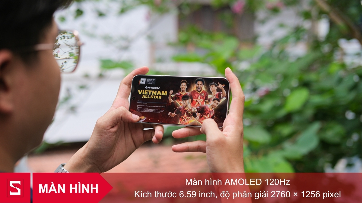 Màn hình OPPO Find X9 6.59 inch AMOLED 120Hz độ phân giải 1.5K hiển thị sắc nét, sống động