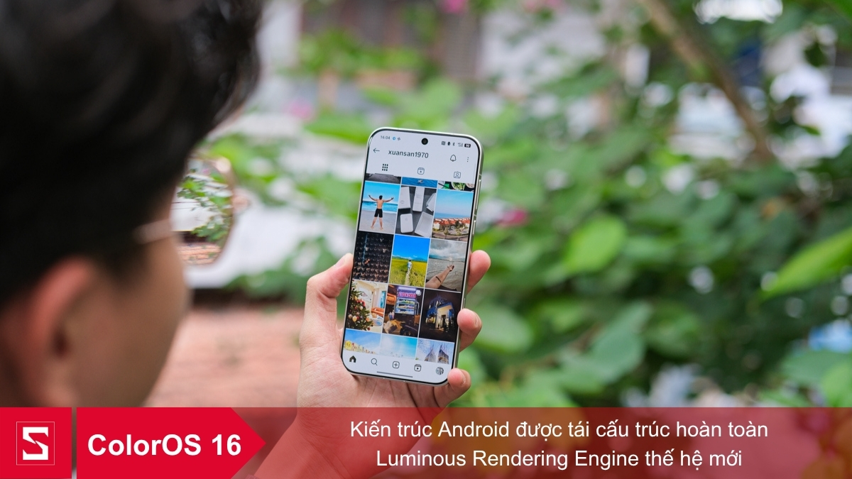 Giao diện ColorOS 16 trên OPPO Find X9 Pro mượt mà với Luminous Rendering Engine thế hệ mới