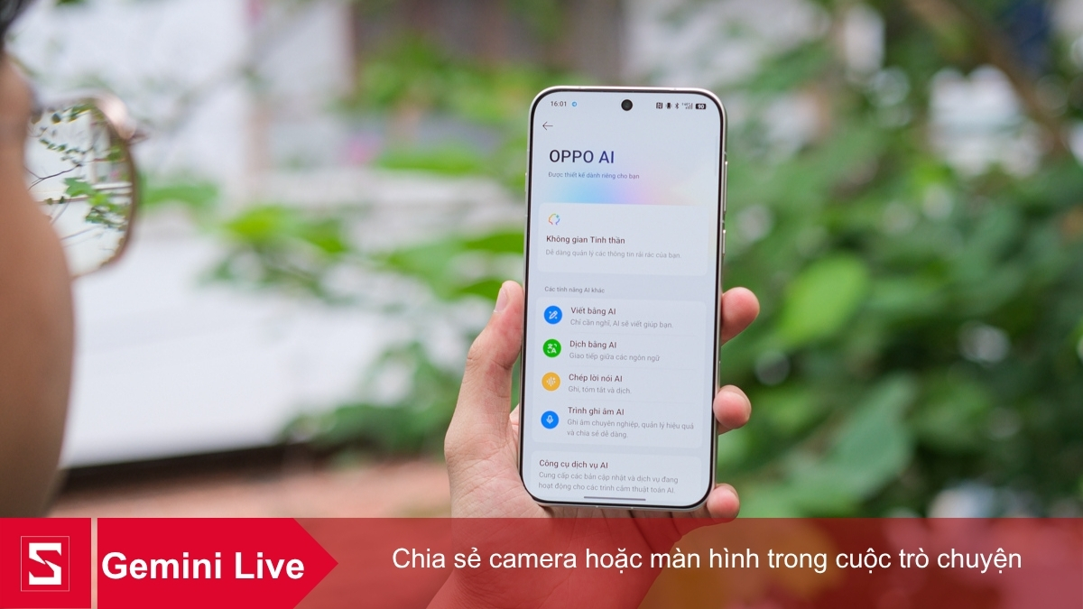 Trợ lý OPPO AI trên Find X9 Pro tích hợp Gemini Live hỗ trợ viết, dịch, ghi âm và chép lời nói thông minh