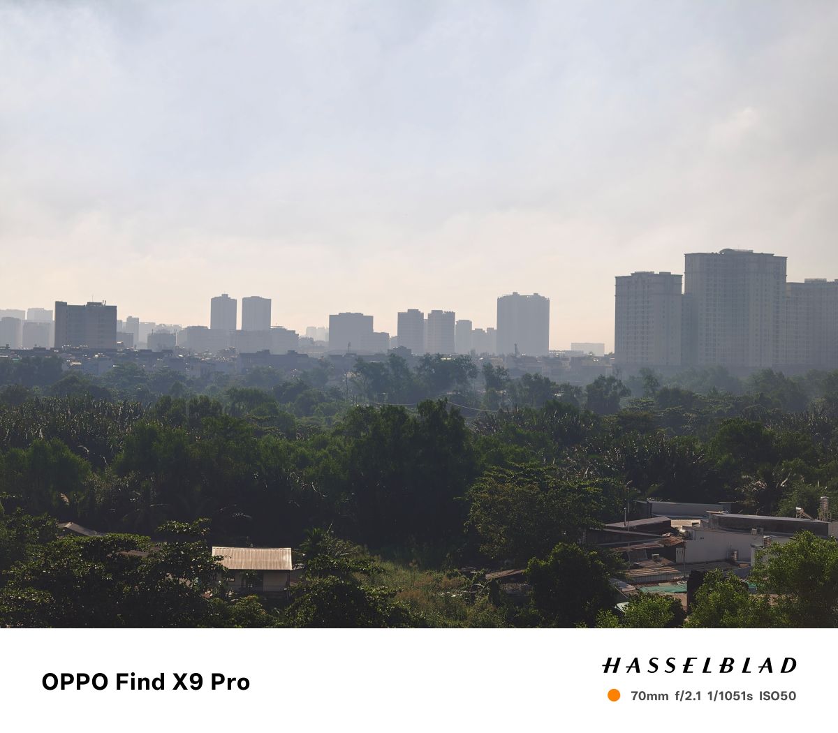 Ảnh phong cảnh thực tế chụp bằng camera Hasselblad OPPO Find X9 Pro 70mm góc rộng chi tiết sắc nét