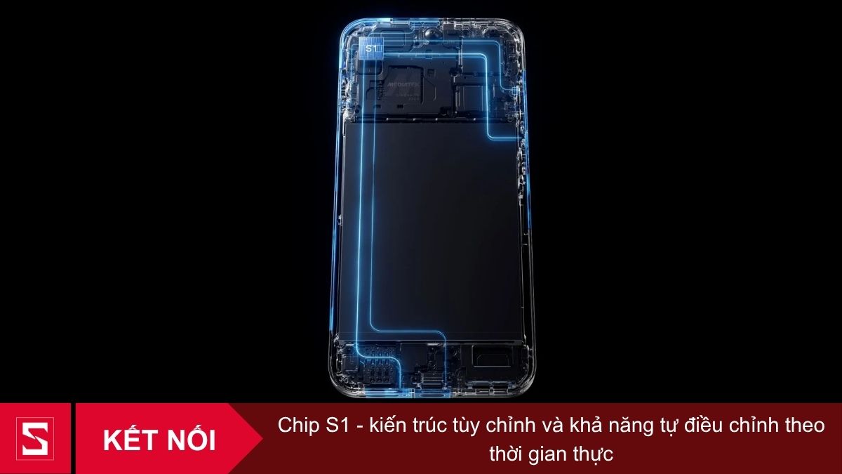 Vi xử lý kết nối S1 trên OPPO Find X9 Pro tự điều chỉnh thời gian thực tối ưu tín hiệu mọi lúc