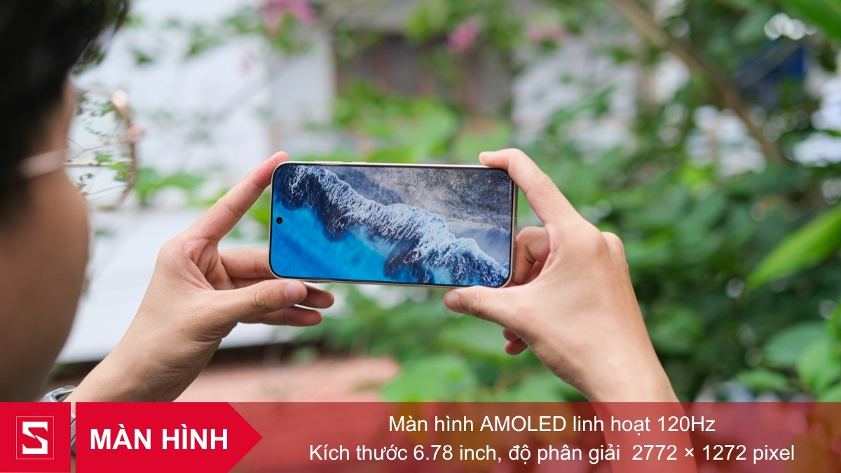 Màn hình OPPO Find X9 Pro 6.78 inch AMOLED 120Hz độ phân giải 1.5K hiển thị sắc nét, sống động
