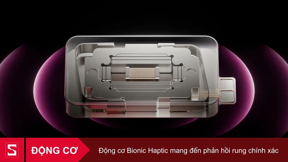 Động cơ Bionic Haptic trên OPPO Find X9 Pro mang đến phản hồi rung chính xác, cảm ứng mượt mà tự nhiên