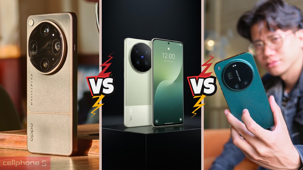 So sánh OPPO Find X9 Ultra với Vivo X300 Ultra và Xiaomi 17 Ultra