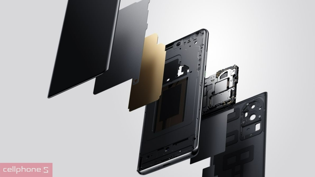 OPPO Reno10 Pro Plus+ sử dụng hệ thống tản nhiệt siêu dẫn than chì