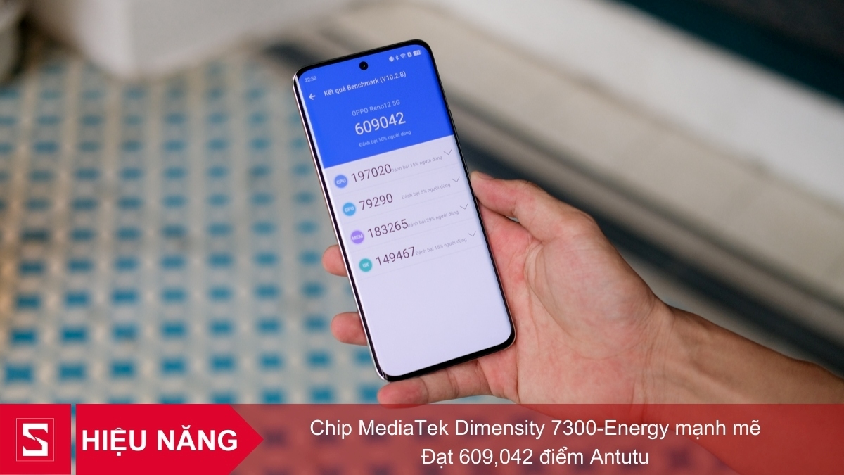 OPPO Reno12 5G - Cấu hình mạnh mẽ, thời lượng pin lớn