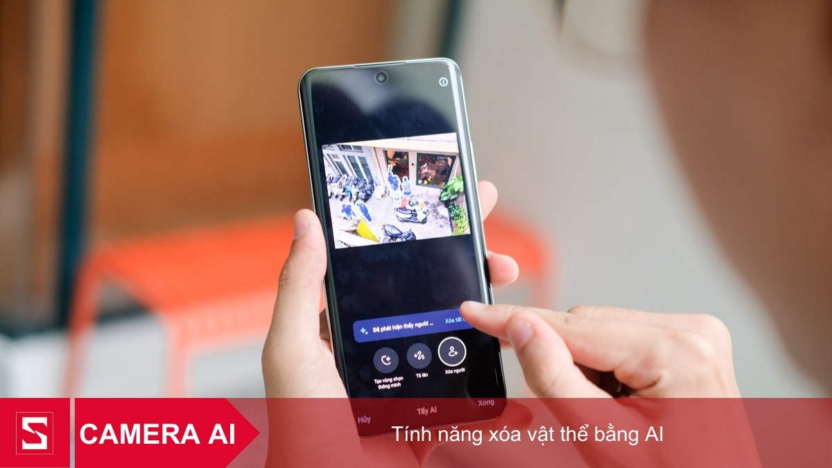 OPPO Reno 12 có khả năng xóa vật thể AI tốt