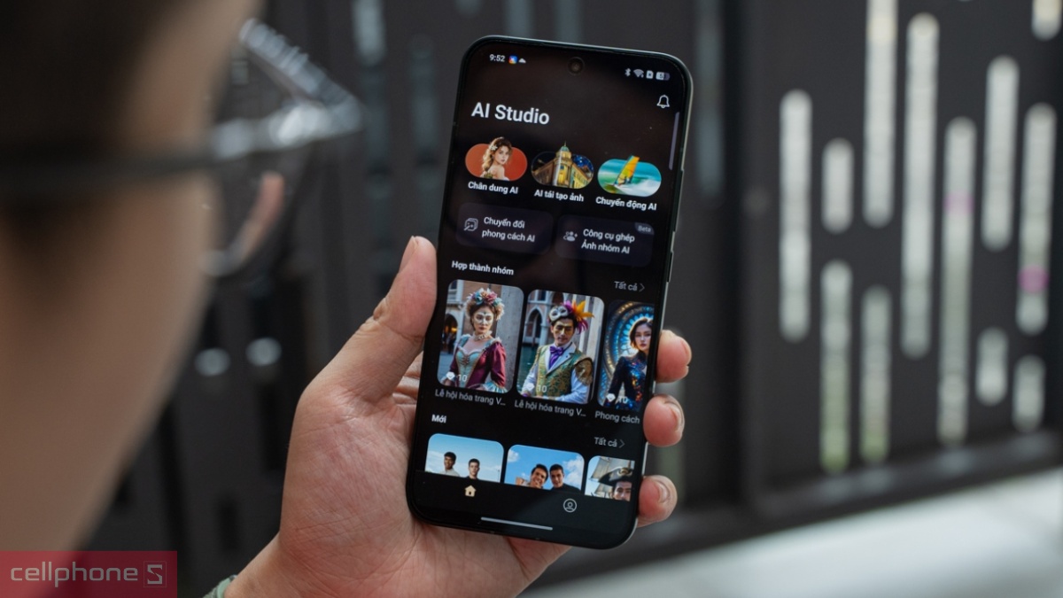 OPPO Reno14 5G sở hữu không gian hiển thị rộng và sắc nét