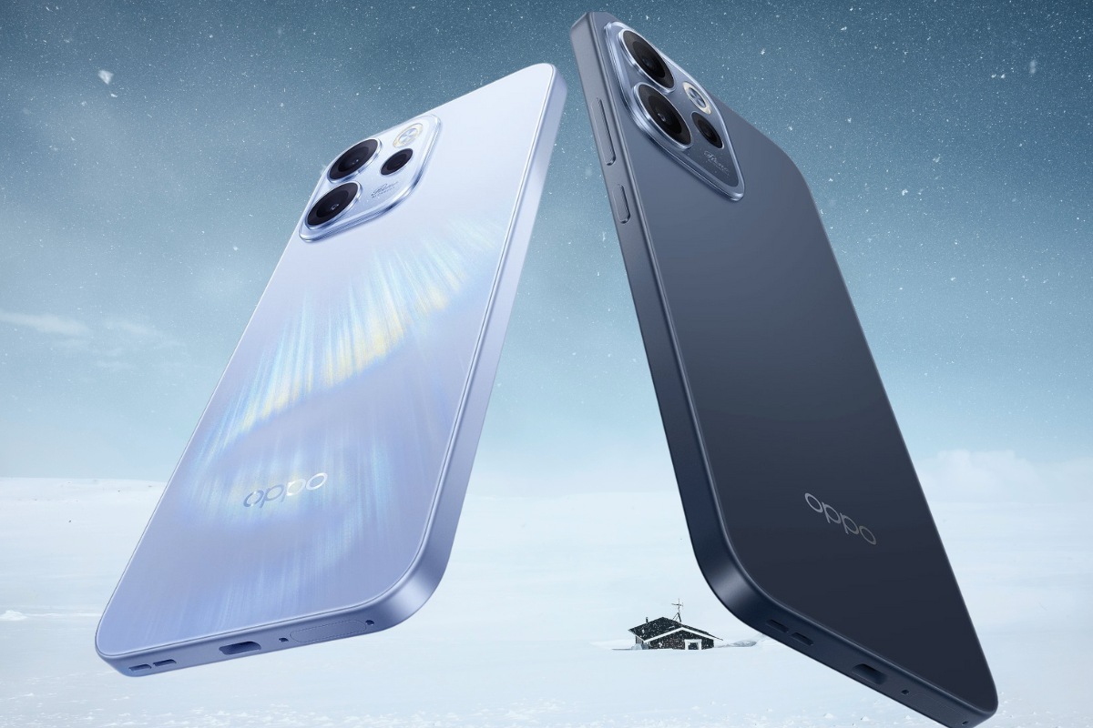 Điện thoại OPPO Reno 15 5G có sẵn 2 màu trắng và xanh dương