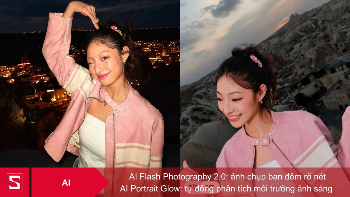 Camera của OPPO Reno15 F tự động nhận diện và tối ưu hóa thông số chụp cho từng môi trường ánh sáng