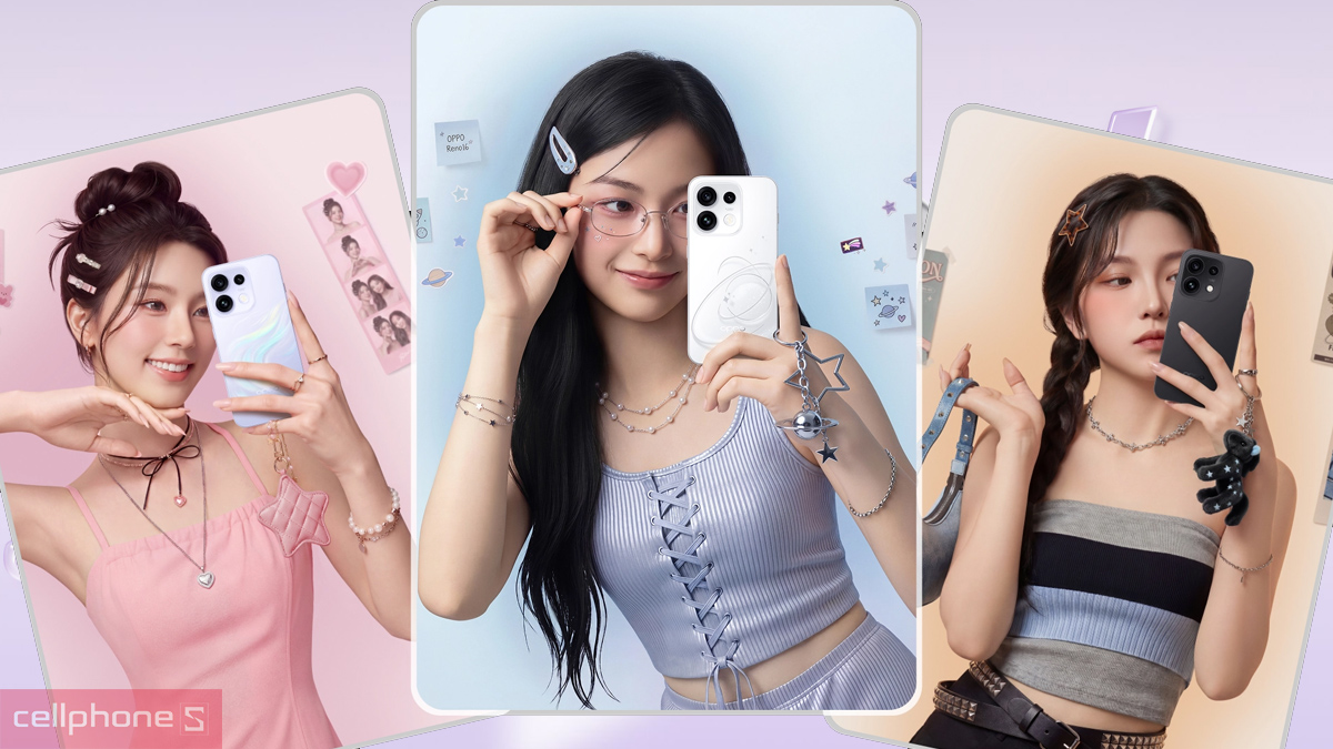 Trải nghiệm chụp ảnh selfie sắc nét với các phiên bản màu sắc thời trang của OPPO Reno 16F