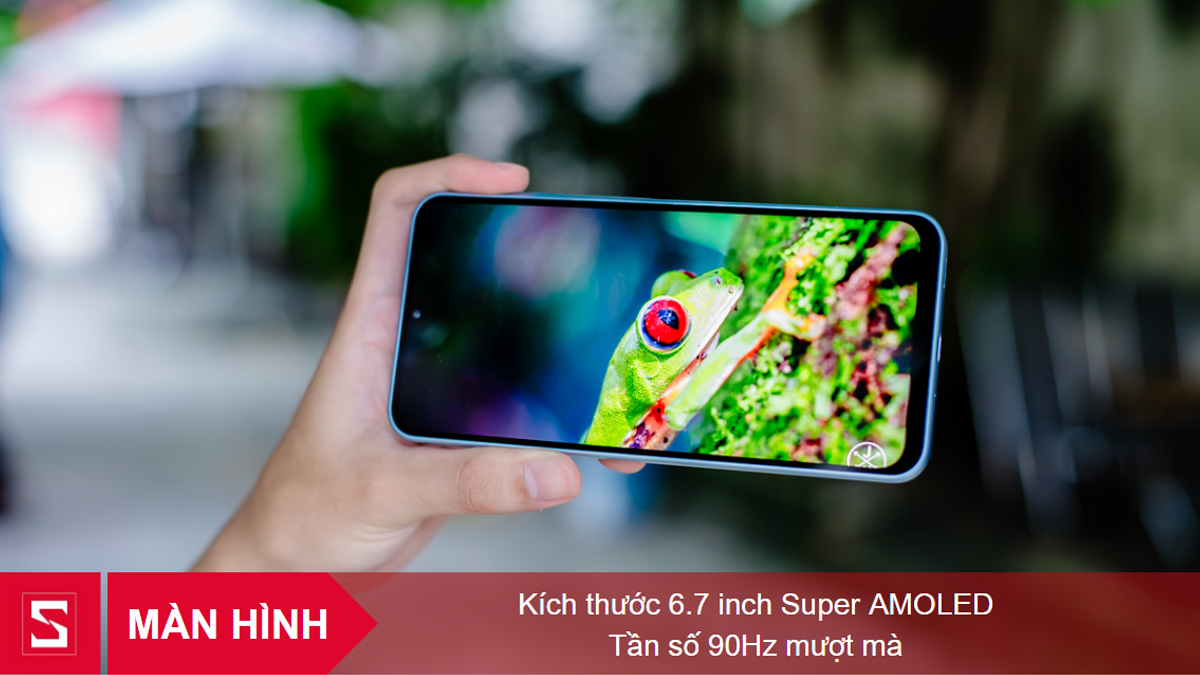 Màn hình Super AMOLED 6,7 inch, tần số quét 90Hz