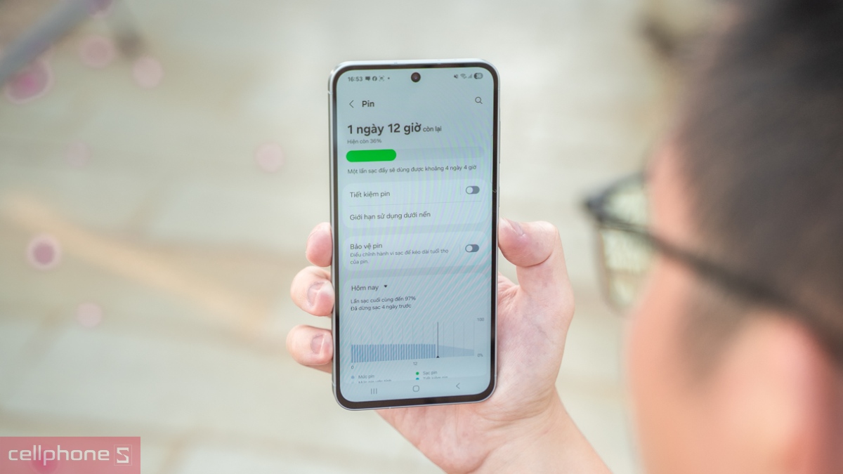 Samsung Galaxy A56 sở hữu viên pin 5000mAh đáp ứng nhu cầu cả ngày