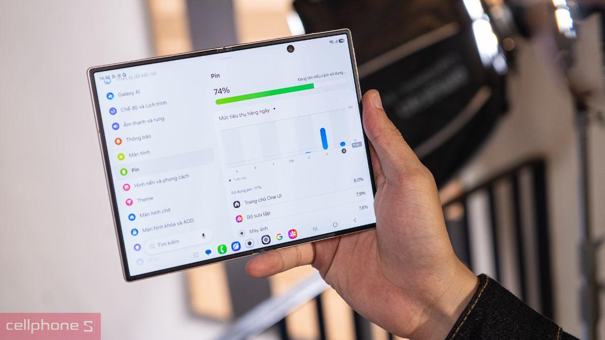 Samsung Galaxy Z Fold8 với pin 4.800mAh, sạc nhanh 45W và One UI 9