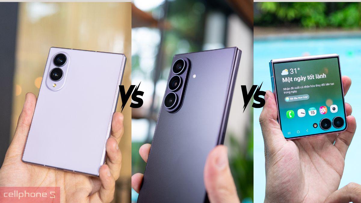 So sánh Samsung Galaxy Z Fold8 với Galaxy Z Fold8 Ultra và Galaxy Z Flip8