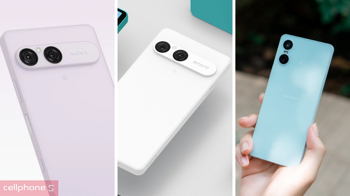 Sony Xperia 10 VIII được so sánh ngoại hình cùng hai thế hệ trước
