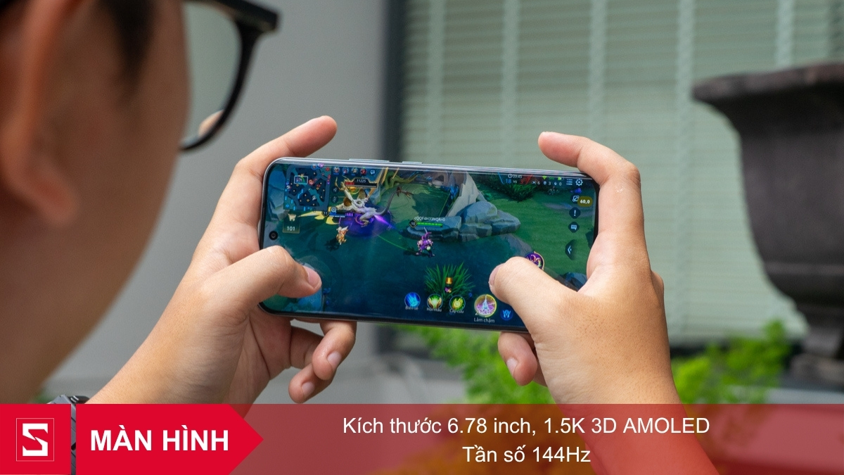 Màn hình AMOLED 144Hz cùng thiết kế kim loại