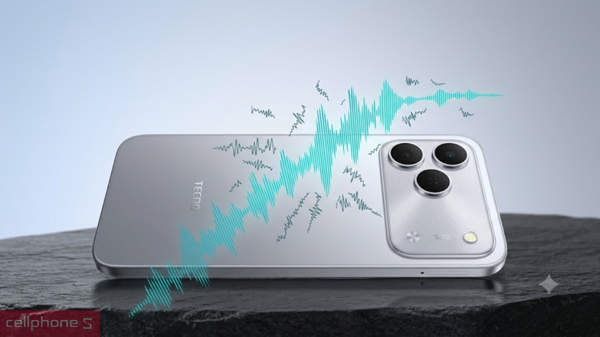 TECNO Spark 50 dùng AI lọc tạp âm cải thiện chất lượng cuộc gọi