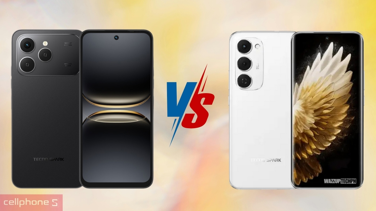 So sánh điện thoại TECNO Spark 50 Pro với TECNO Spark 40 Pro