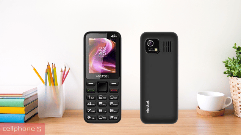 Viettel T2 4G - Điện thoại phổ thông có ngoại hình nhỏ gọn và màn hình lớn