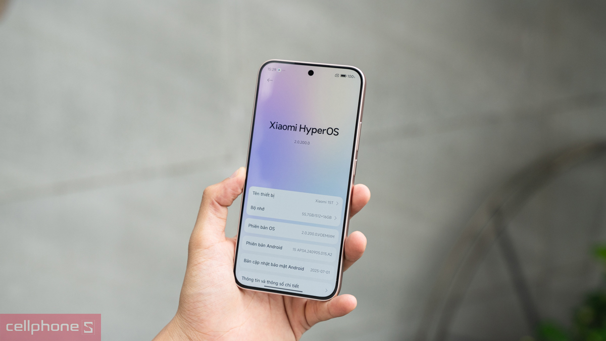 Phần mềm trên Xiaomi 17T