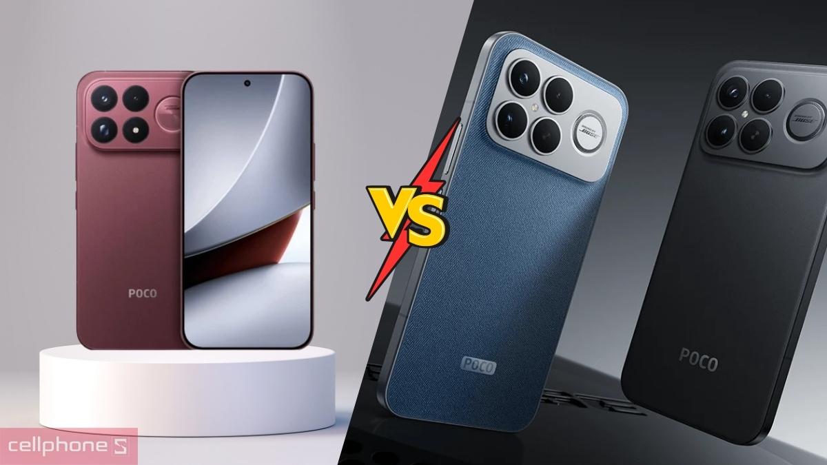 So sánh điện thoại Xiaomi Poco F9 Ultra với điện thoại Xiaomi Poco F8 Ultra 16GB 512GB