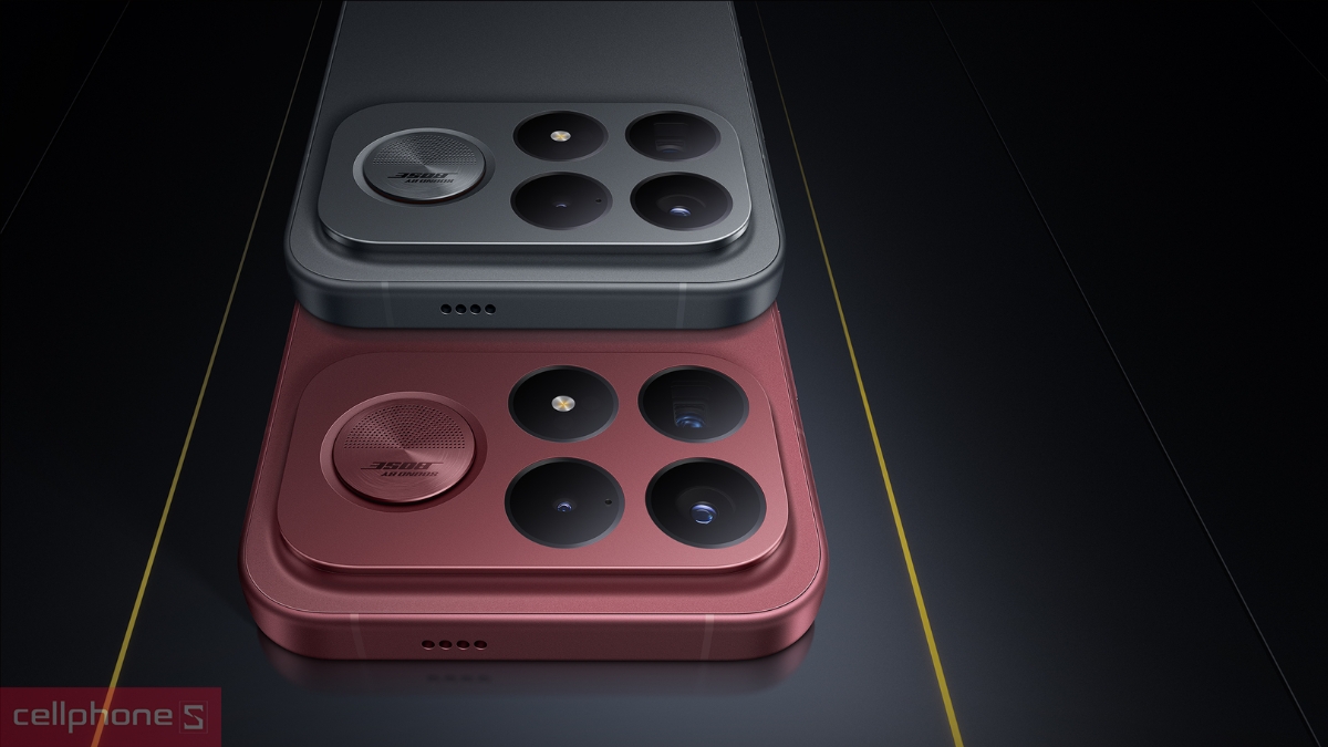 Xiaomi POCO F9 Ultra 5G nổi bật với hai màu Đen và Đỏ Cherry
