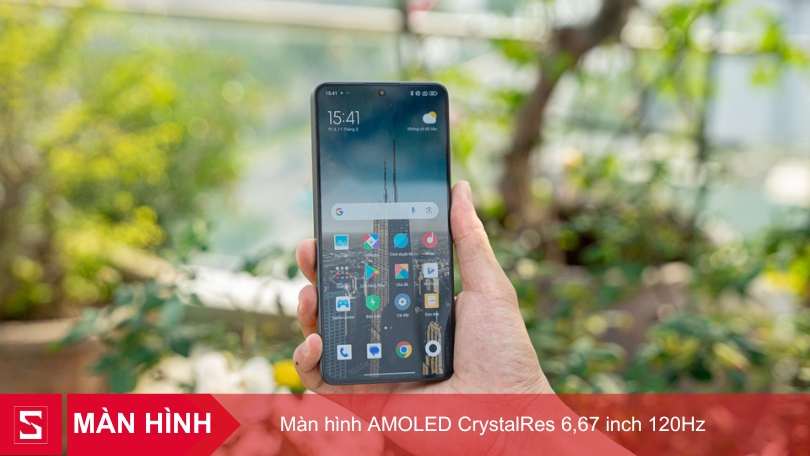 Màn hình Xiaomi POCO X7 Pro 5G viền mỏng, hiển thị nét