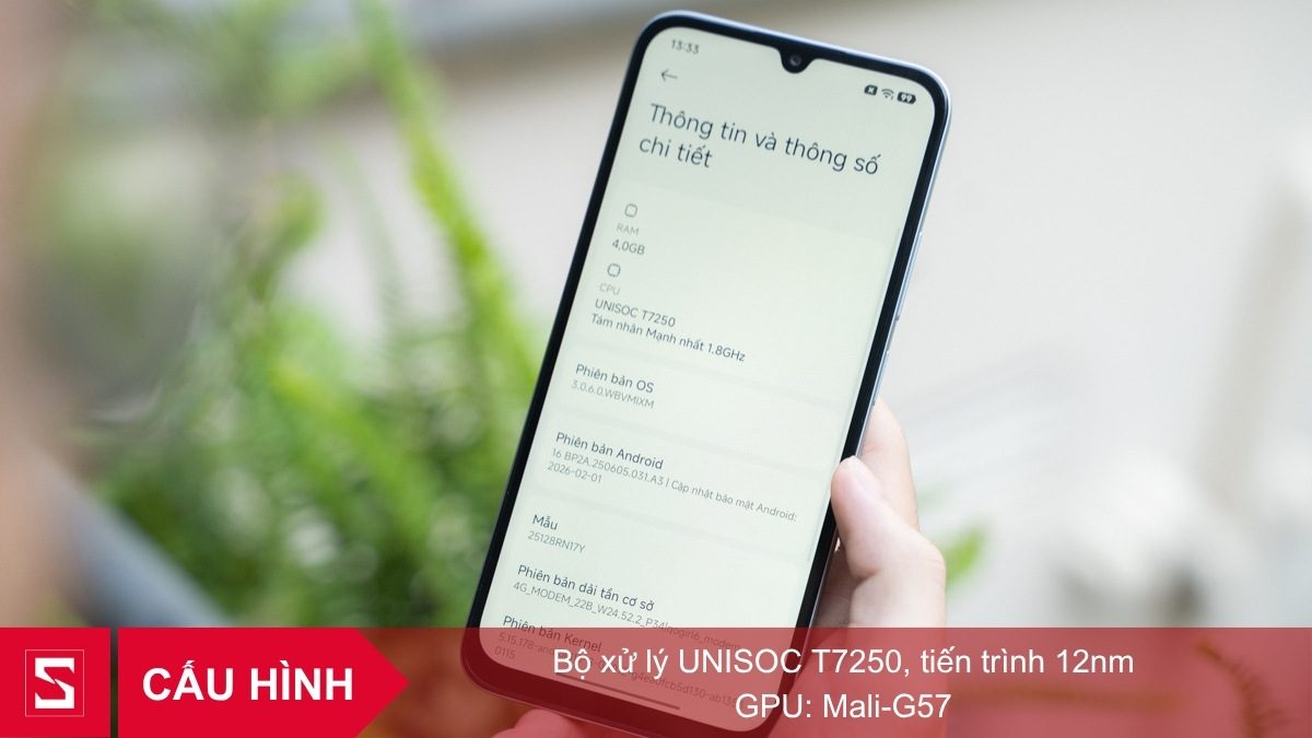 Cấu hình điện thoại Xiaomi Redmi A7 Pro