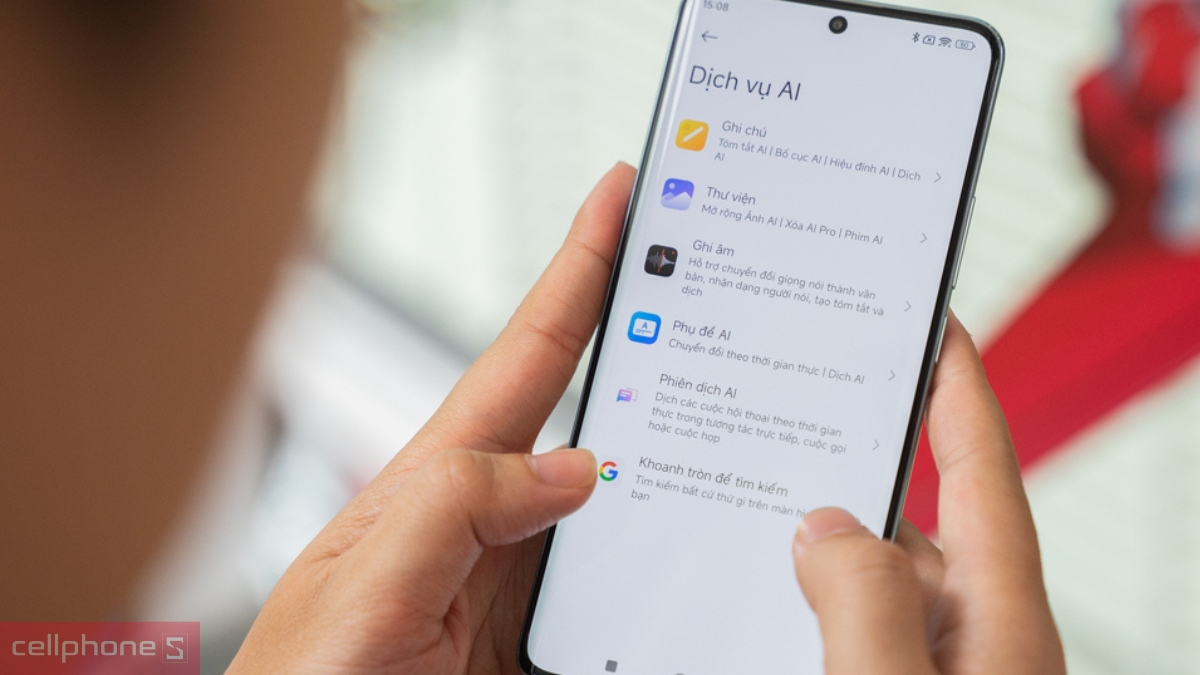 Các tính năng AI thông minh tích hợp kèm của điện thoại Xiaomi Redmi Note 14 Pro Plus