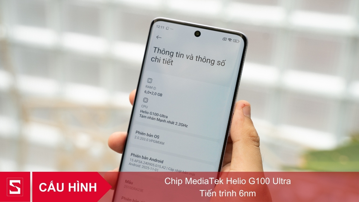 Cấu hình Redmi Note 15