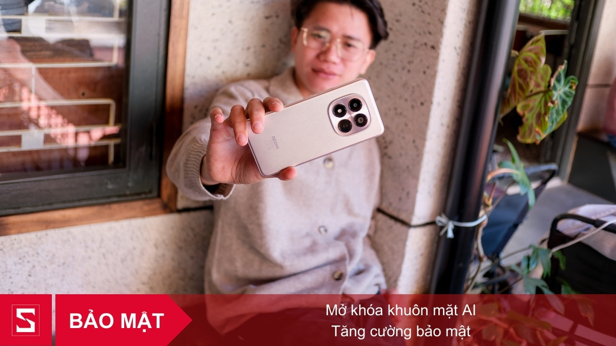 Note 15 bản Pro hỗ trợ mở khóa khuôn mặt AI
